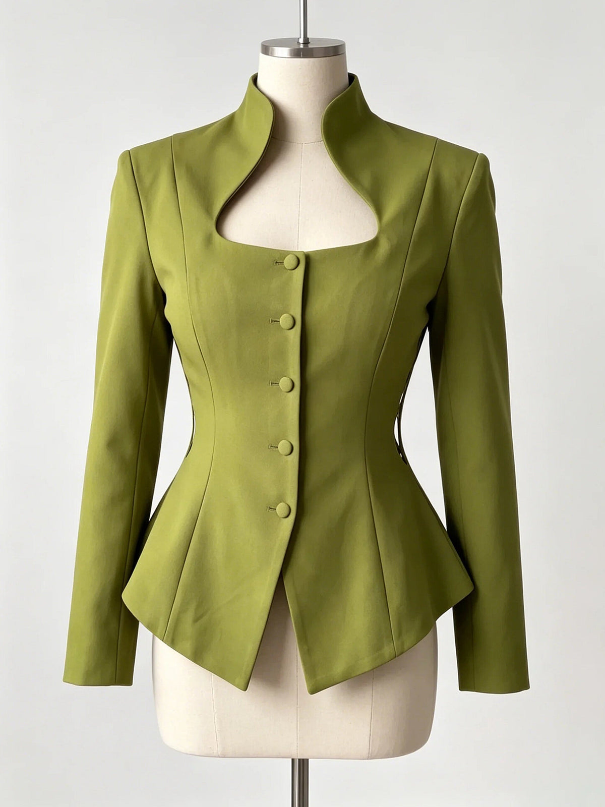 Sculpted Waist Fitted Blazer