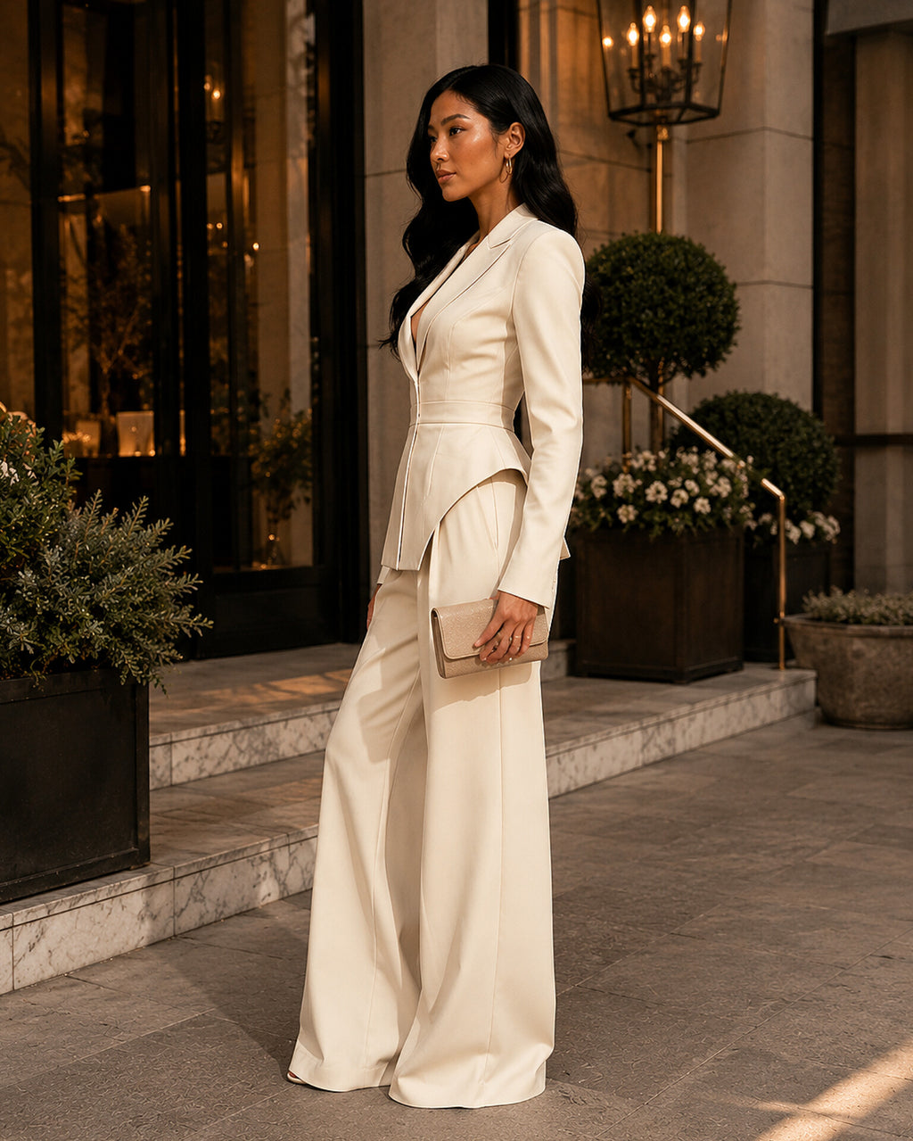 Tailored Peplum Blazer Co-ord