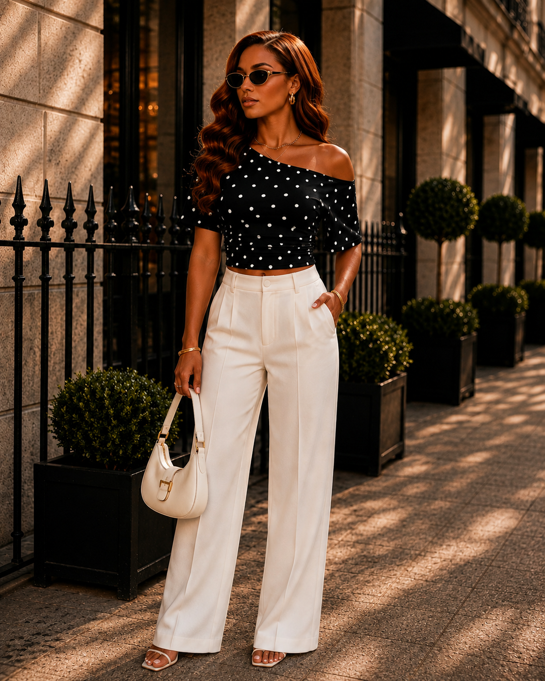 One Shoulder Ruched Top